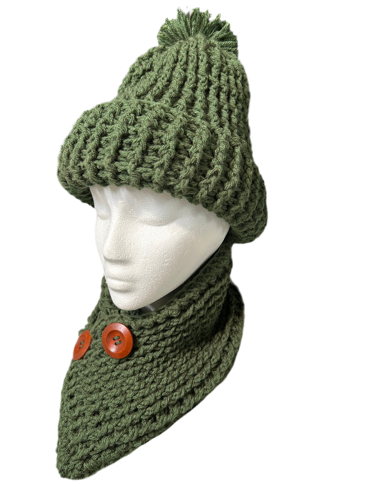 Set Bufanda Cuello y Gorro
