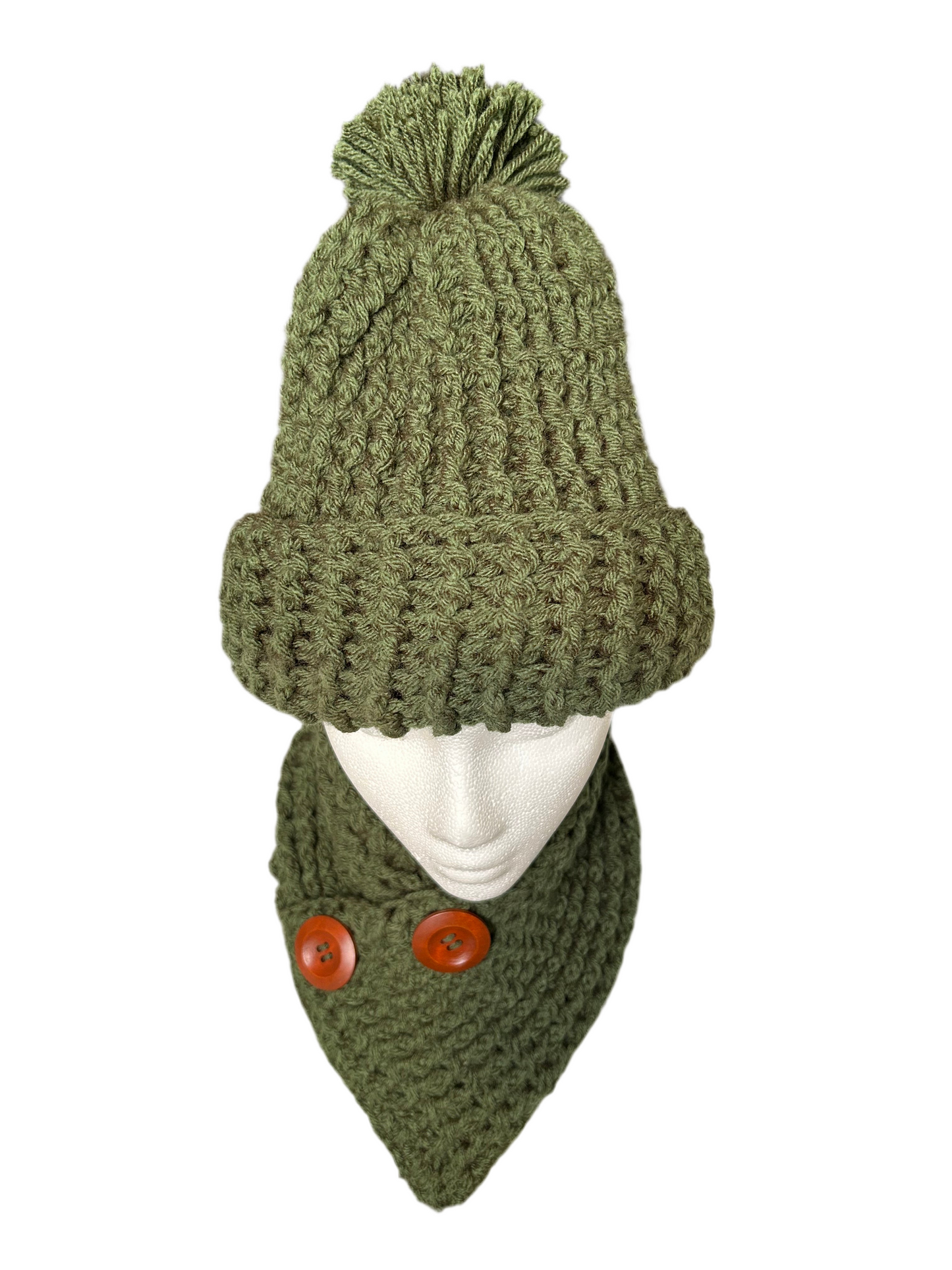 Set Bufanda Cuello y Gorro